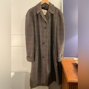 Vintage Harris Tweed Car Coat Mens 39